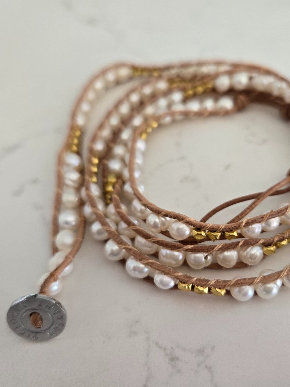 Victoria Emerson Freshwater Pearl Wrap Bracelet - Picture 6 of 7